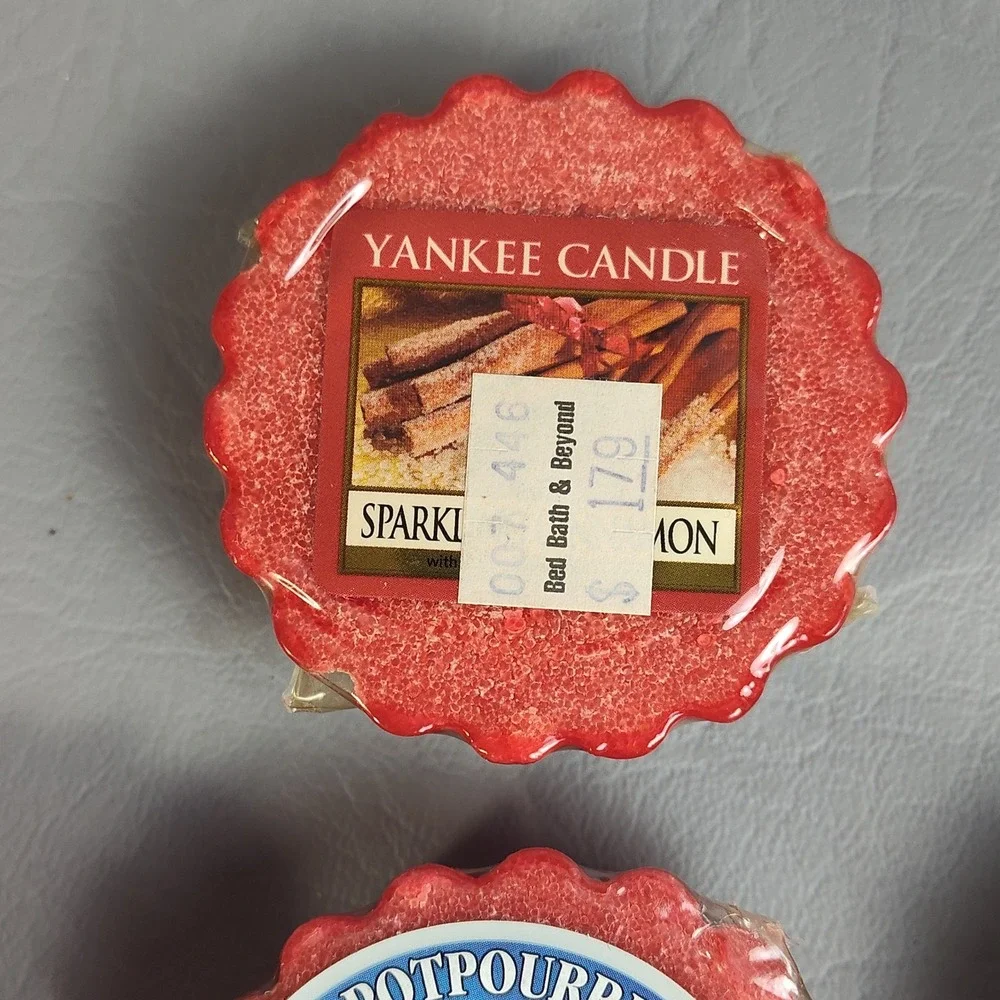 Yankee Candle Wax‎ Tarts Lot Home For The Holidays Mistletoe Sparkling Cinnamon